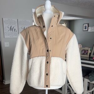 Natural Reflections Tan and Cream Jacket